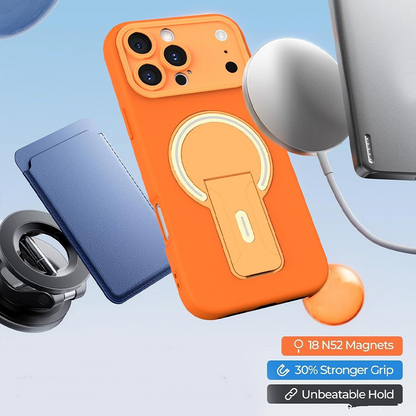 DualArmor · Hidden Bracket Magnetic Silicone Case