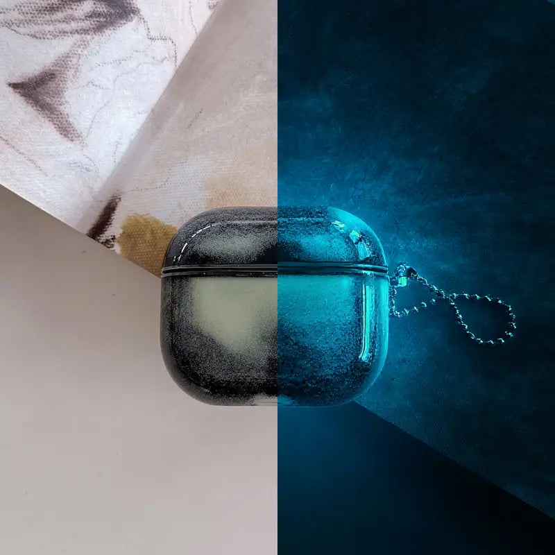 GlowFlow™ Glow-in-the-Dark Quicksand Case for AirPods