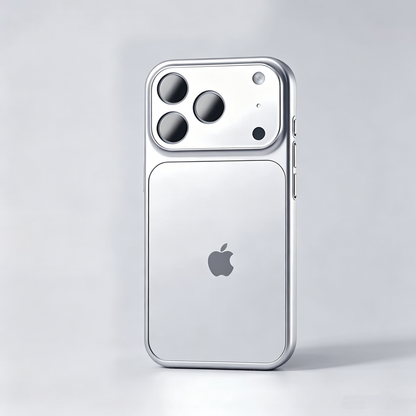 Frosted Shield Case with Large Window Camera Protector for iPhone