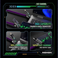 GlowCharge™ 240W Multi-Device Charging Cable – 4-in-1 Design with RGB Glow