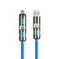GlowCharge™ 240W Multi-Device Charging Cable – 4-in-1 Design with RGB Glow