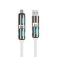 GlowCharge™ 240W Multi-Device Charging Cable – 4-in-1 Design with RGB Glow