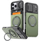 WalletShield Slide Card Holder Case with Magnetic Camera Lens Cover