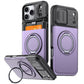 WalletShield Slide Card Holder Case with Magnetic Camera Lens Cover