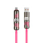 GlowCharge™ 240W Multi-Device Charging Cable – 4-in-1 Design with RGB Glow