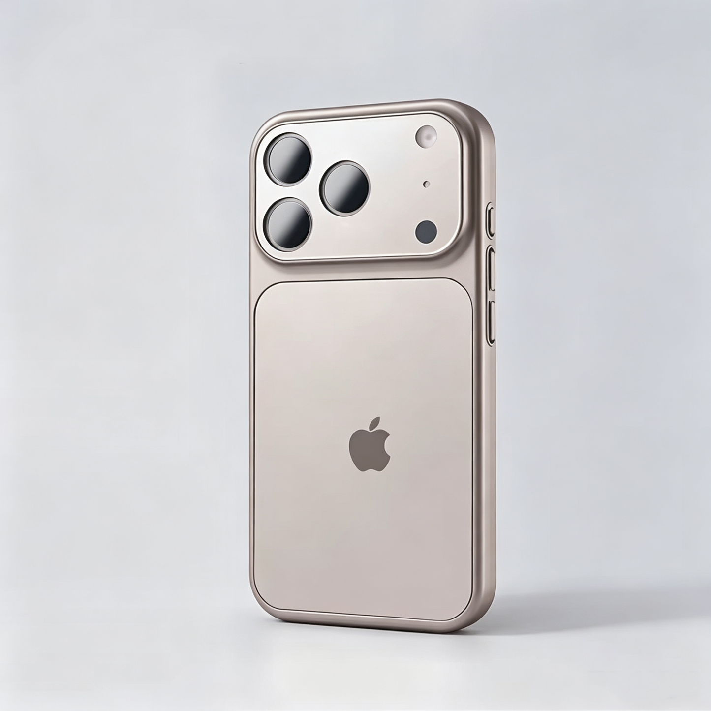 Frosted Shield Case with Large Window Camera Protector for iPhone