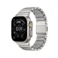 DuraLink™ DLC-Coated Hybrid Apple Watch Band – Metal & Silicone Magnetic Strap