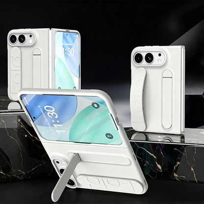 DuoGuard™ Protective Case for iPhone Duo – Wristband Kickstand & Tempered Glass Protector