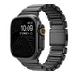 DuraLink™ DLC-Coated Hybrid Apple Watch Band – Metal & Silicone Magnetic Strap