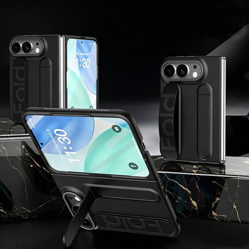 DuoGuard™ Protective Case for iPhone Duo – Wristband Kickstand & Tempered Glass Protector