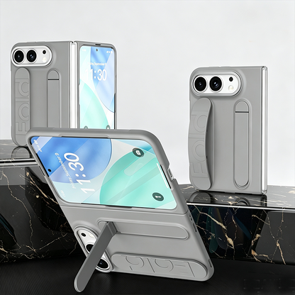 DuoGuard™ Protective Case for iPhone Duo – Wristband Kickstand & Tempered Glass Protector