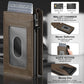 Vanguar Dual-Flip RFID Blocking Money Clip Wallet — Premium Leather Tactical Slim Bifold