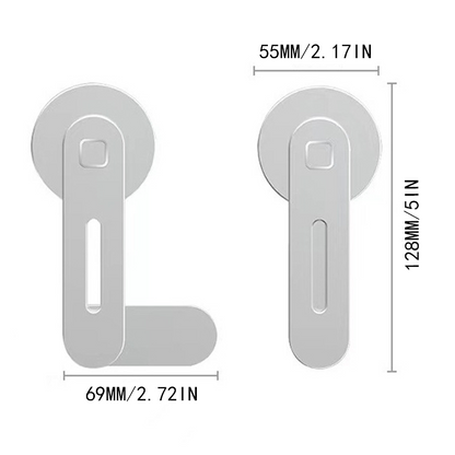 Magnetic Side Mount Clip – Phone Holder for Laptop Screen Extension & Sync Use