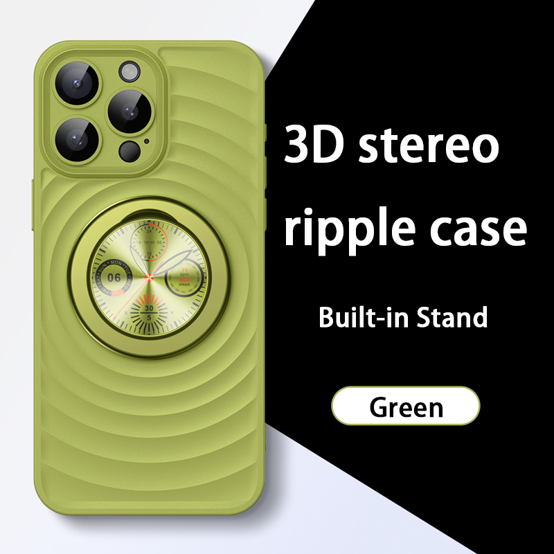 Clock Stand Phone Case: Supports Magnetic Charging