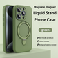 Liquid Silicone Magnetic Stand Phone Case