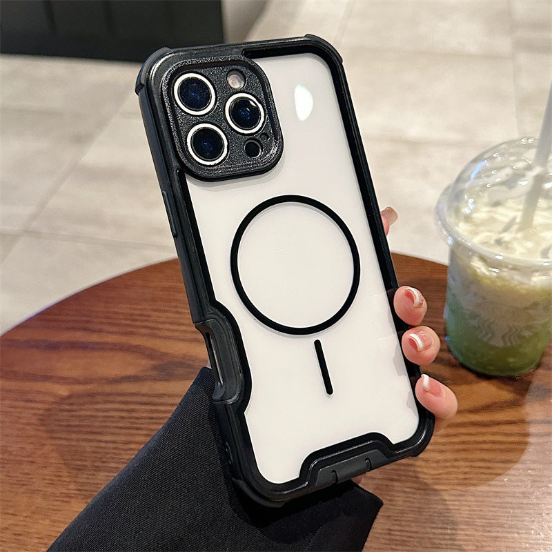 PrecisionArmor 2-in-1 Clear Case with Dust Plug for iPhone