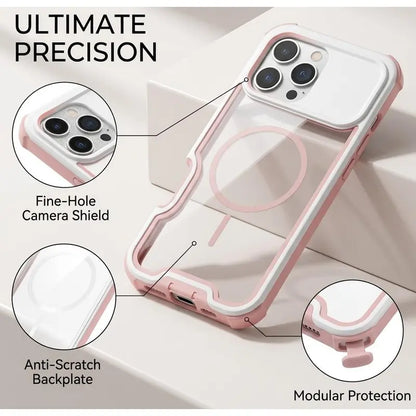 PrecisionArmor 2-in-1 Clear Case with Dust Plug for iPhone