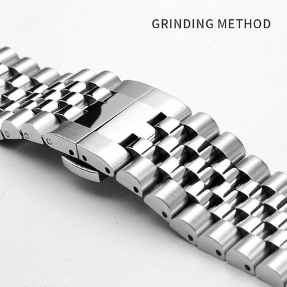 JubiSteel™ 9-Bead Stainless Steel Bracelet Band – Compatible with Apple Watch