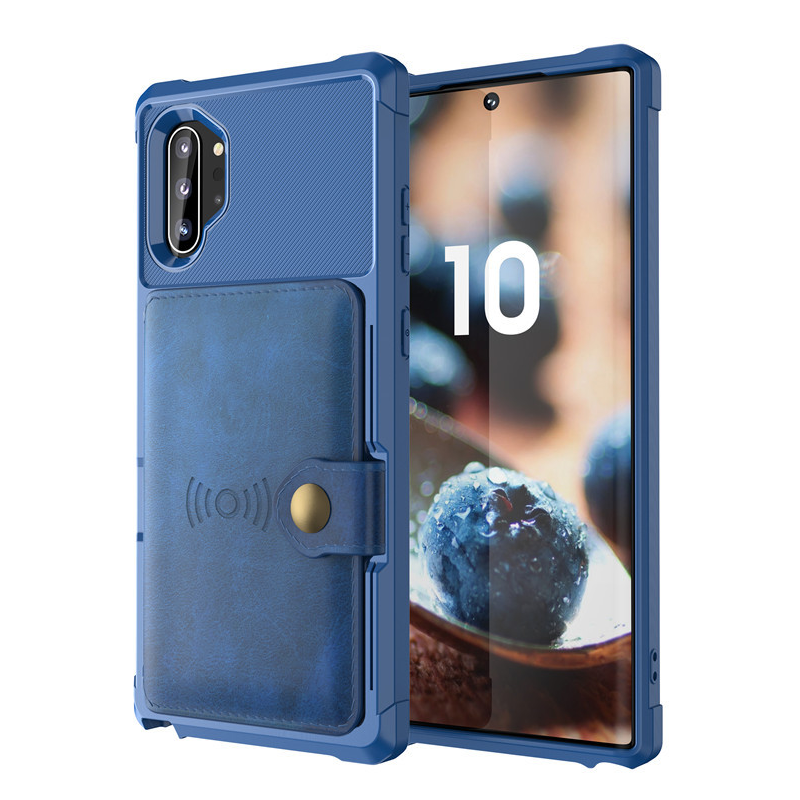 Multi-Function Wallet Phone Case – Shockproof Cover with Card Slots