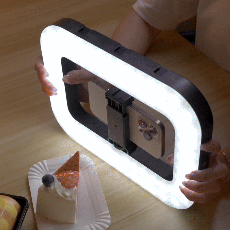 Smart LED Ring Light – Bluetooth Enabled, Tri-Color Lighting