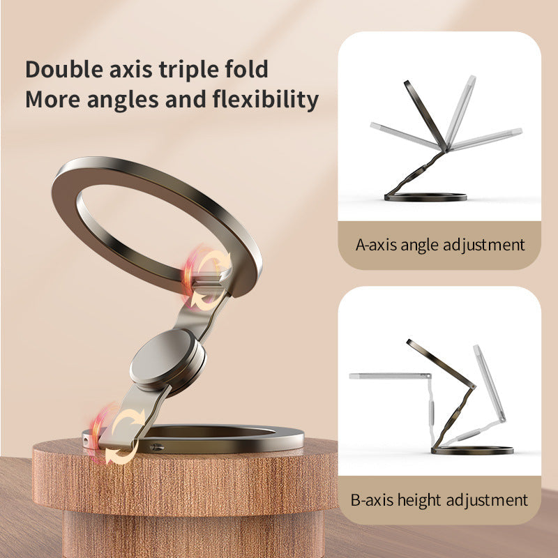 SpinGrip™ MagSafe Fidget Ring Holder – 360° Rotating Foldable Phone Stand