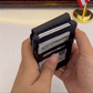 The Apex Mechanical Aluminum Pop-Up Wallet – Slim Carbon-Fiber Bifold Card Case (RFID Blocking)