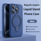 Liquid Silicone Magnetic Stand Phone Case