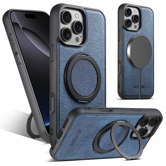 Suteni Classic Case – 360° Ring Stand,Wireless Charging