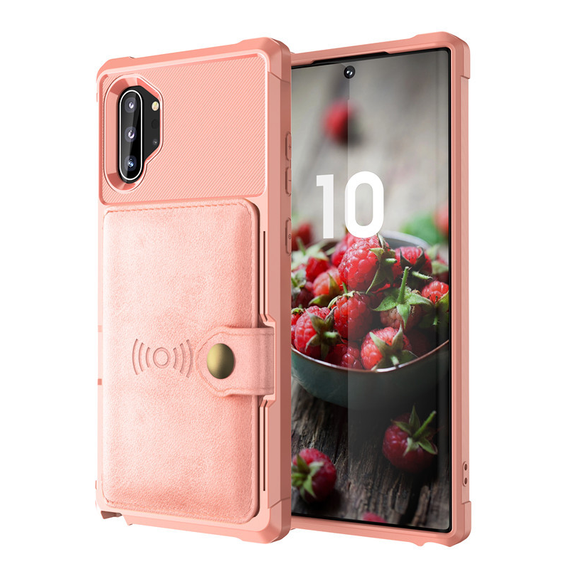 Multi-Function Wallet Phone Case – Shockproof Cover with Card Slots