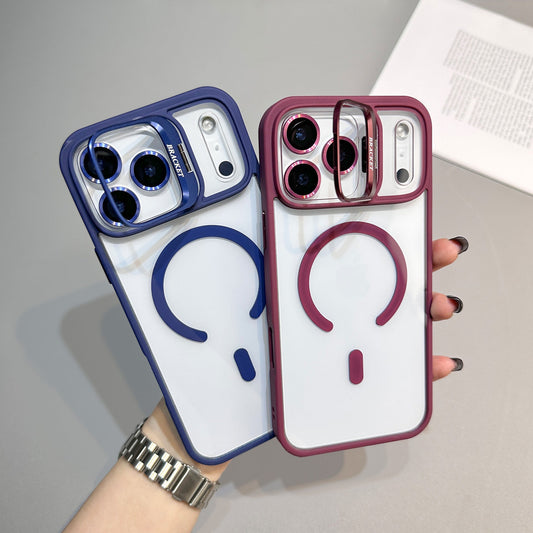 MagShiel Clear Case with Folding Lens Bracket for iPhone