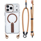 MagCarry™ Magnetic Stand iPhone Case – Crossbody Lanyard & Hands-Free Design