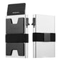 SHIMENGFU Carbon Minimalist Wallet — RFID-Blocking Aluminum Metal Card Holder with Trigger Ejection
