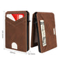 The Apex Mechanical Aluminum Pop-Up Wallet – Slim Carbon-Fiber Bifold Card Case (RFID Blocking)