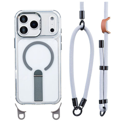 MagCarry™ Magnetic Stand iPhone Case – Crossbody Lanyard & Hands-Free Design