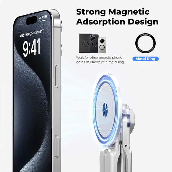 ApexFlex · 3-in-1 Magnetic Alloy Folding Tech Stand