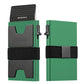 SHIMENGFU Carbon Minimalist Wallet — RFID-Blocking Aluminum Metal Card Holder with Trigger Ejection