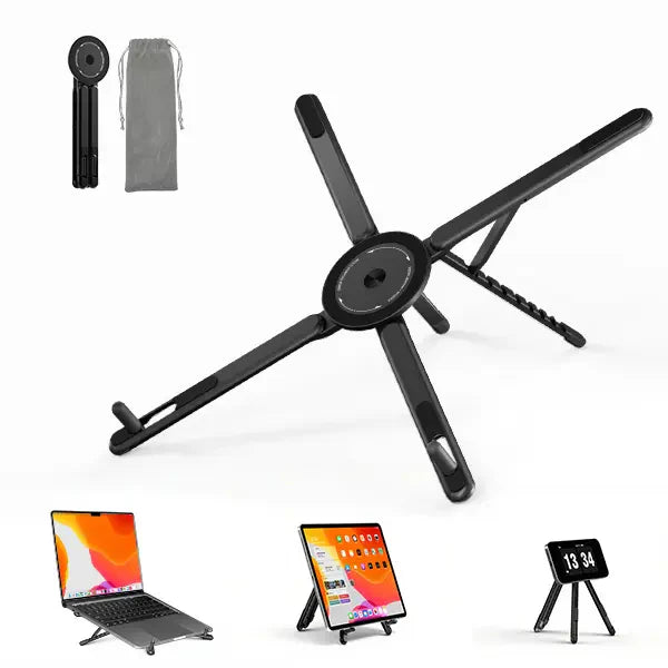 ApexFlex · 3-in-1 Magnetic Alloy Folding Tech Stand