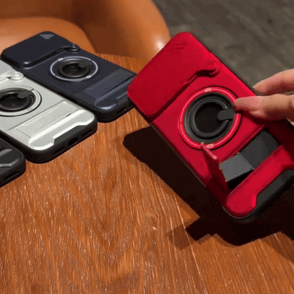 ArmorShield™ 4-in-1 Magnetic Case with Sliding Lens Cover for iPhone