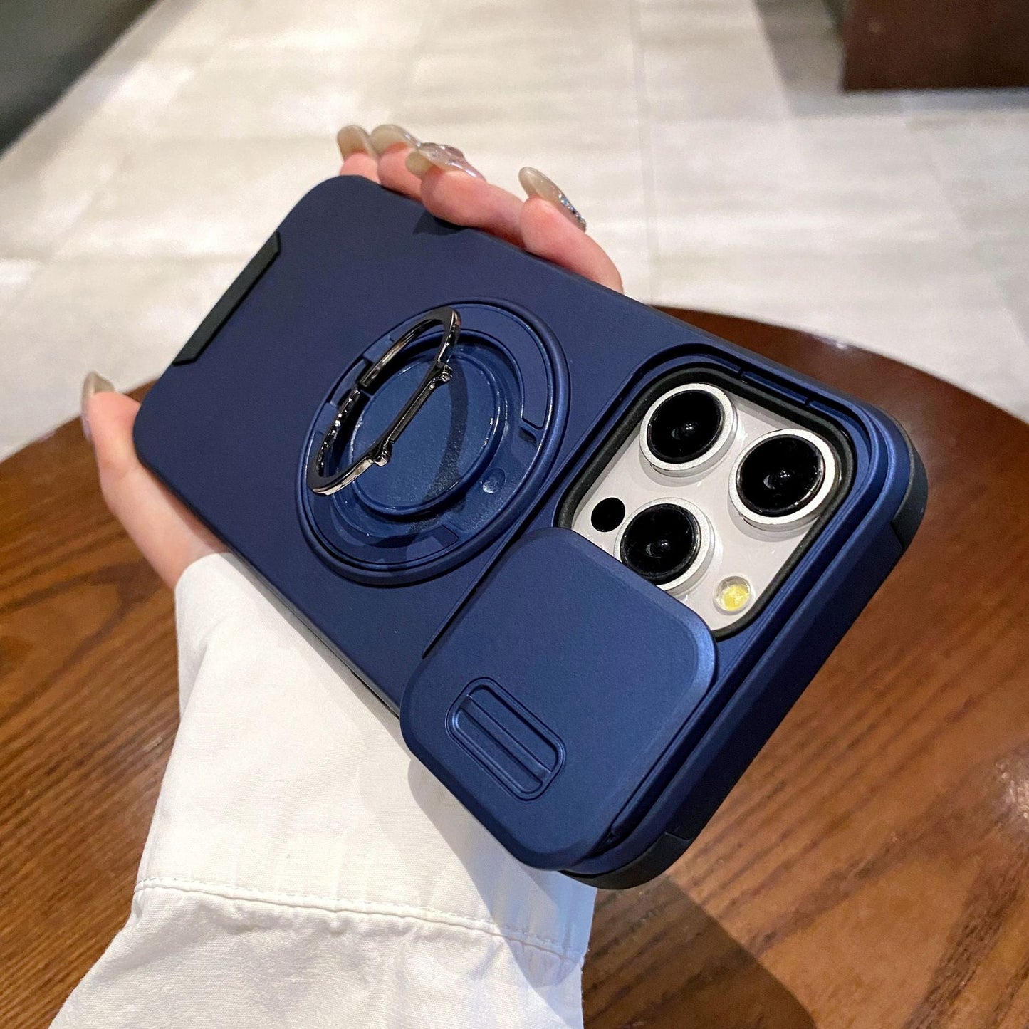 MagShiel Rugged Case with Sliding Lens Cover for iPhone