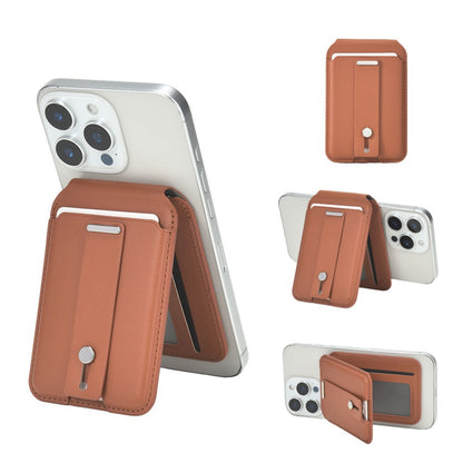 MagTrack™ Smart Finder Wallet Stand | MagSafe Premium Leather Card Case