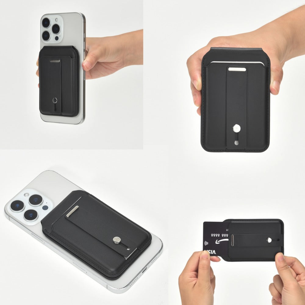 MagTrack™ Smart Finder Wallet Stand | MagSafe Premium Leather Card Case