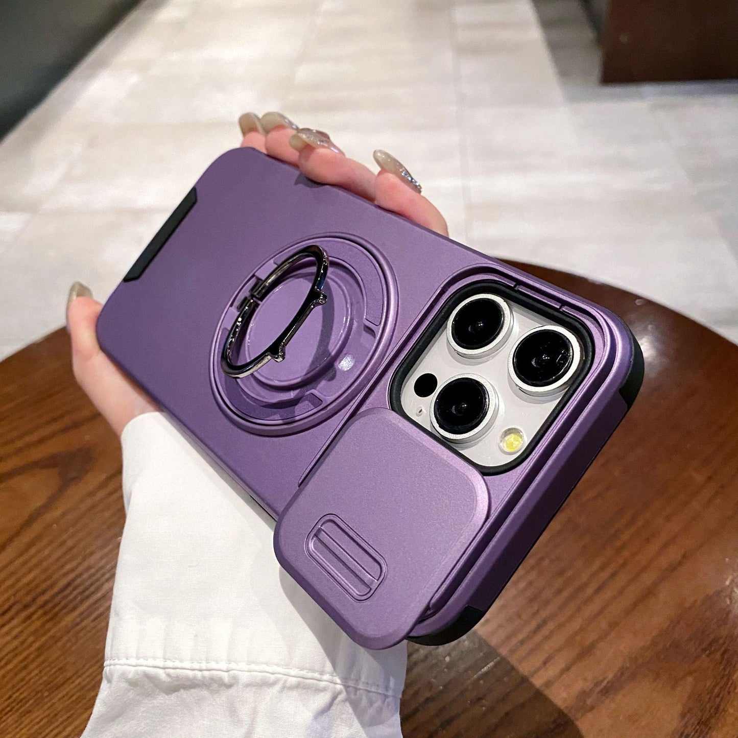 MagShiel Rugged Case with Sliding Lens Cover for iPhone