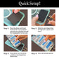ClipGo™ Adjustable Woven Phone Strap with Detachable Zippered Pouch