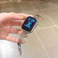 LuxeCross™ Bangle-Style Apple Watch Band – Polished Metallic Finish