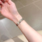 LuxeCross™ Bangle-Style Apple Watch Band – Polished Metallic Finish