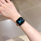 LuxeCross™ Bangle-Style Apple Watch Band – Polished Metallic Finish