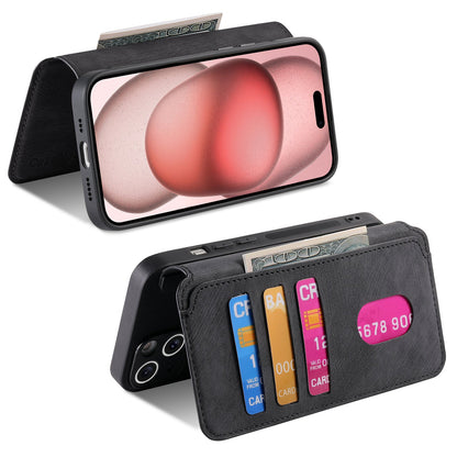 Leather Wallet Phone Case – Detachable Design & Wireless Charging Compatible