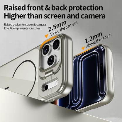 FrostGlide · AG Matte MagSafe Lens-Stand Armor