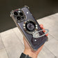 LumiShield™ Translucent Magnetic iPhone Case – Built-In Stand & Airbag Corners
