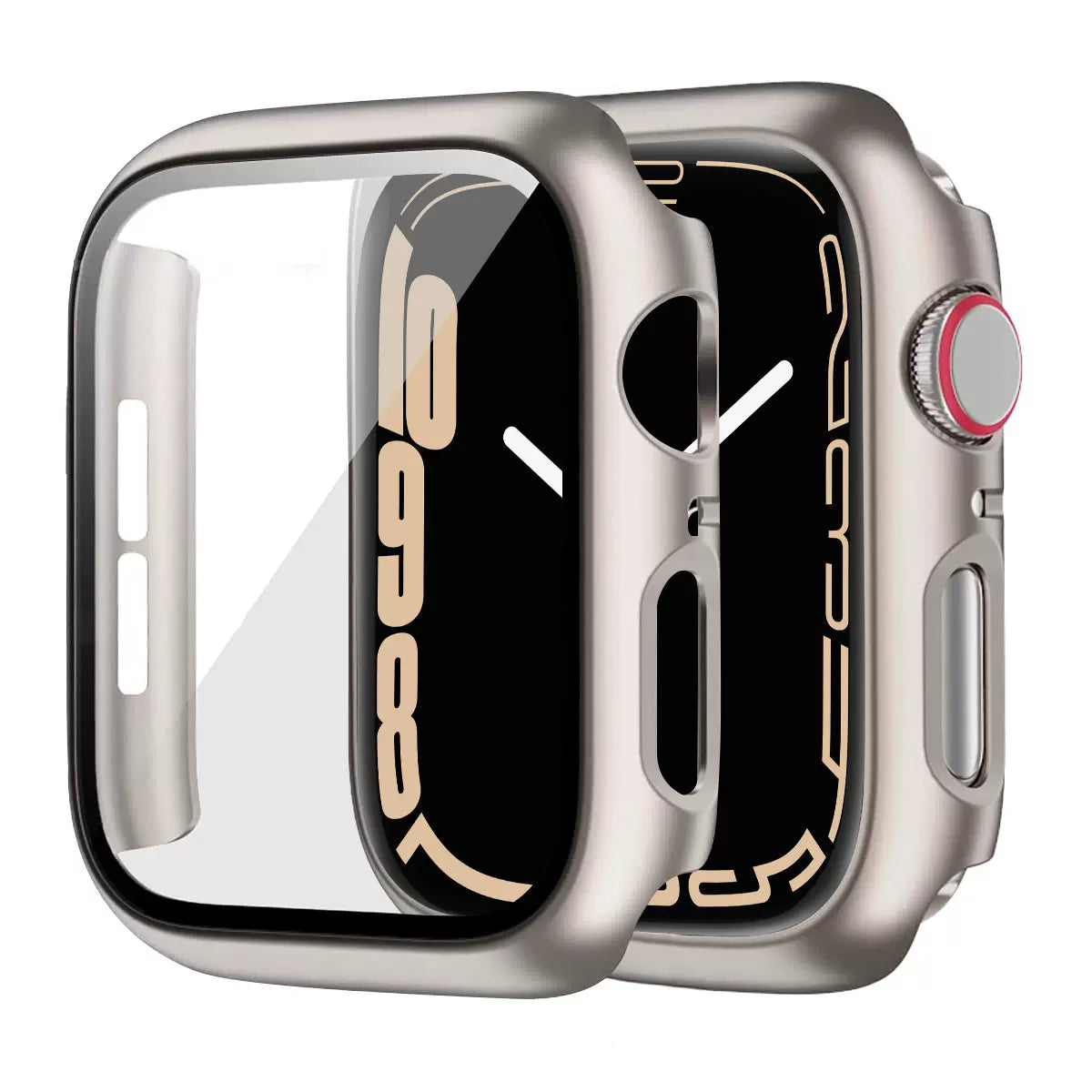 iWatch Case with Tempered Glass Screen Protector and Drop Protection